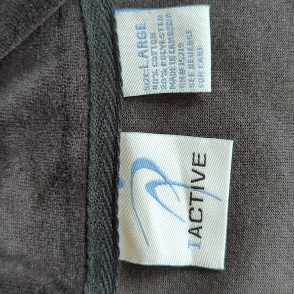 Vintage Embellished Beaded Velvet Velour Zip Up Athletic Jacket L Black - Picture 3 of 16